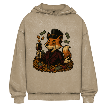 Oversize Washed Hoodie Rich man - Trend - Ink Old FashionOversize Washed Hoodie Rich man