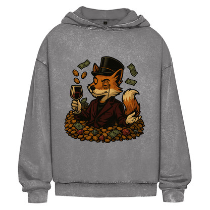 Oversize Washed Hoodie Rich man - Trend - Ink Old FashionOversize Washed Hoodie Rich man