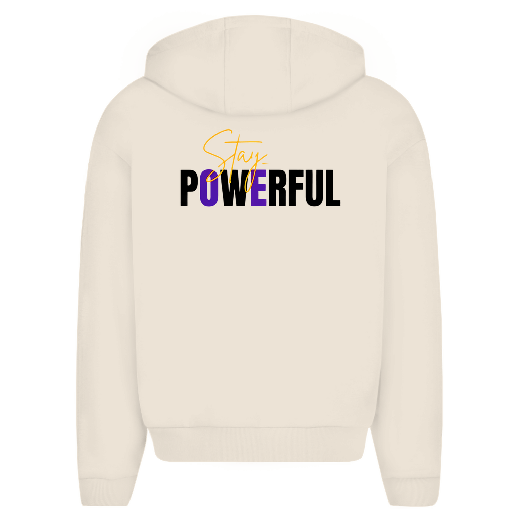 Herren Oversize Zipper Hoodie (Powerful)Streetlegacy